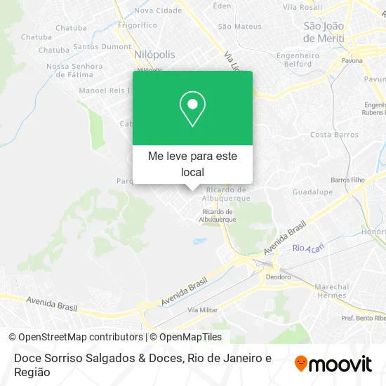 Doce Sorriso Salgados & Doces mapa