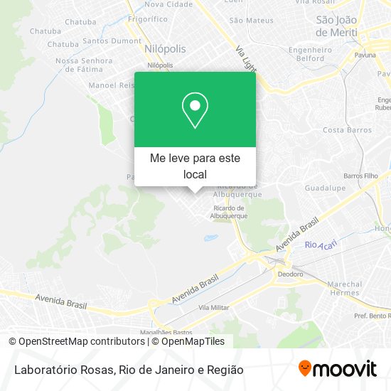 Laboratório Rosas mapa