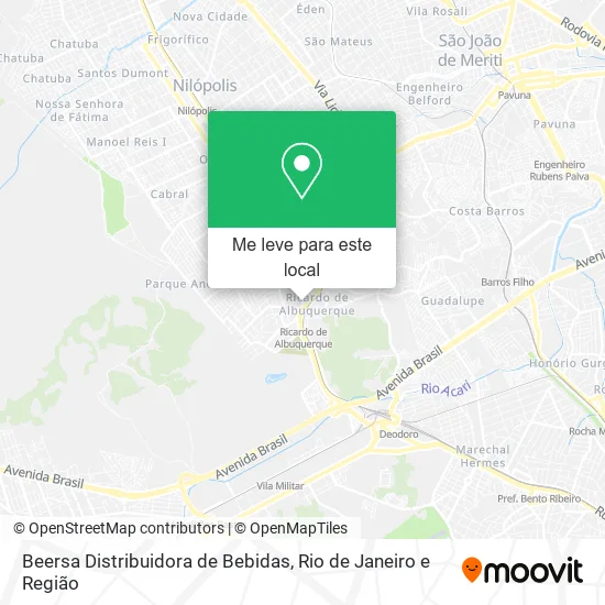 Beersa Distribuidora de Bebidas mapa