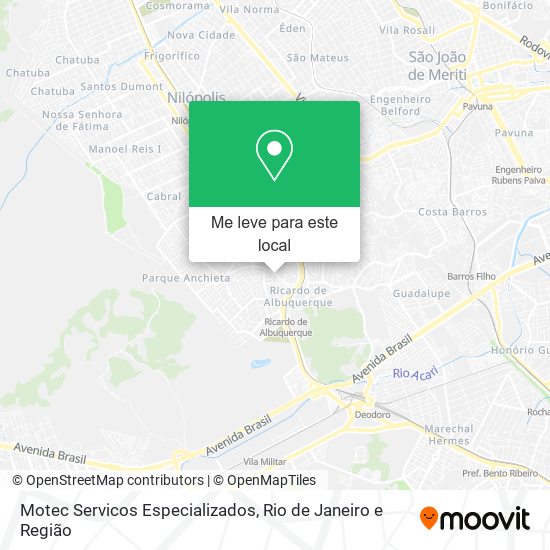 Motec Servicos Especializados mapa