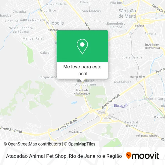 Atacadao Animal Pet Shop mapa