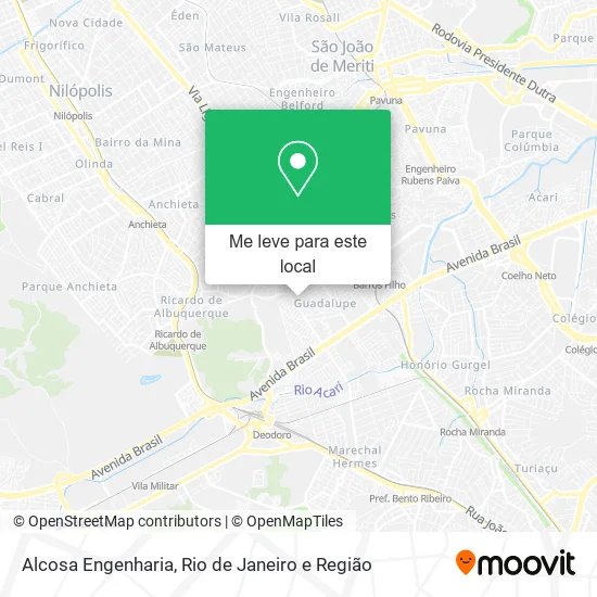 Alcosa Engenharia mapa