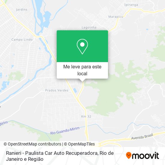 Ranieri - Paulista Car Auto Recuperadora mapa