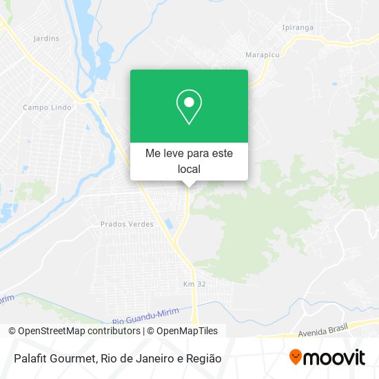 Palafit Gourmet mapa