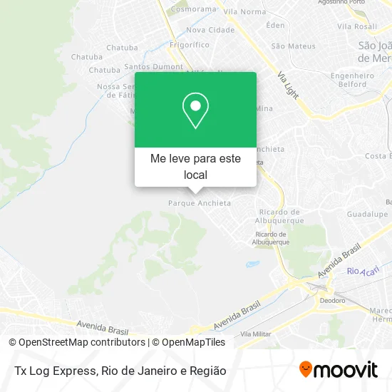 Tx Log Express mapa
