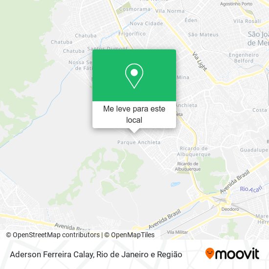 Aderson Ferreira Calay mapa