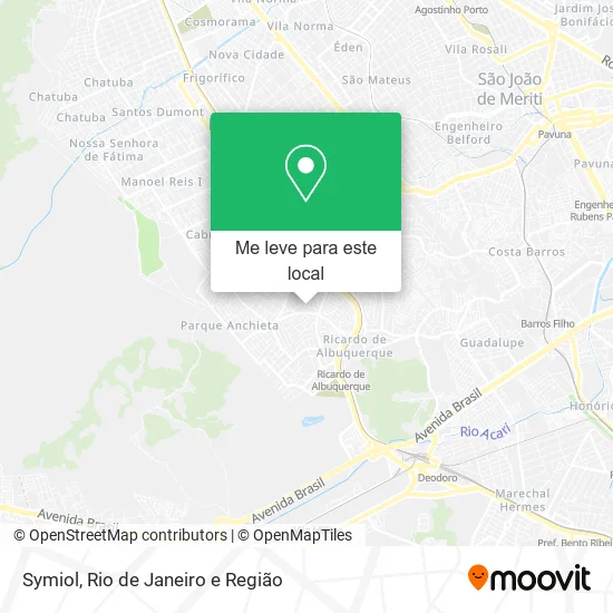 Symiol mapa