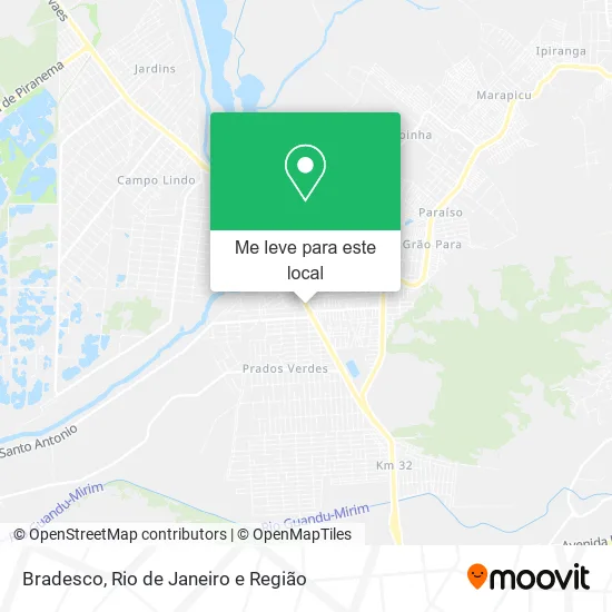 Bradesco mapa