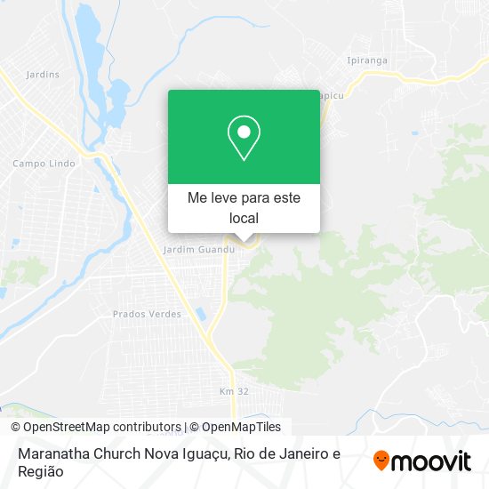 Maranatha Church Nova Iguaçu mapa