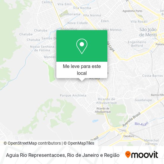 Aguia Rio Representacoes mapa
