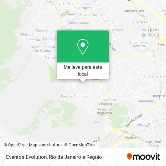 Eventos Evolution mapa