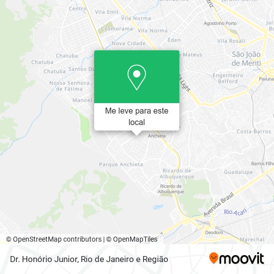 Dr. Honório Junior mapa