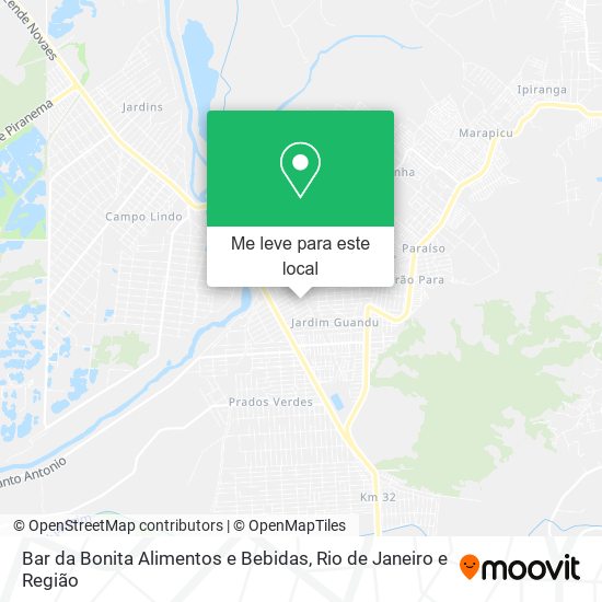 Bar da Bonita Alimentos e Bebidas mapa