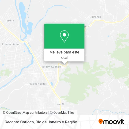 Recanto Carioca mapa