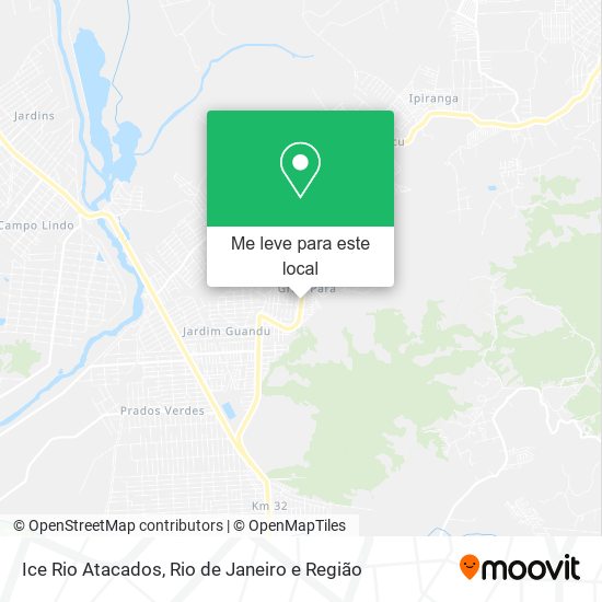 Ice Rio Atacados mapa