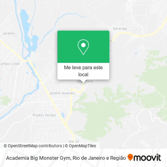 Academia Big Monster Gym mapa