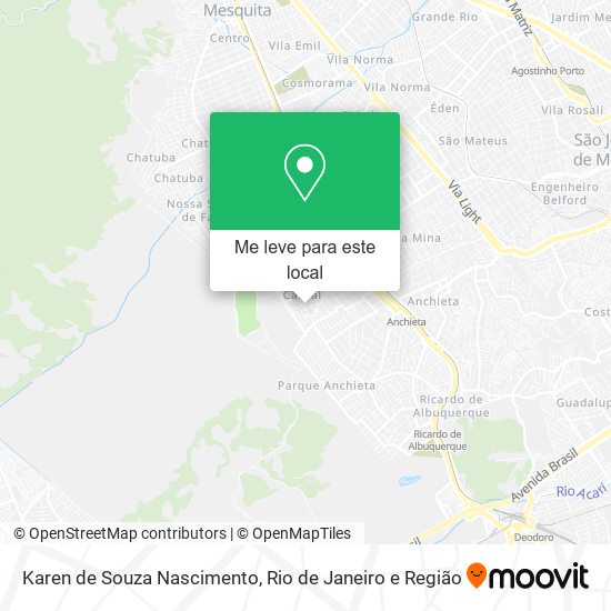 Karen de Souza Nascimento mapa