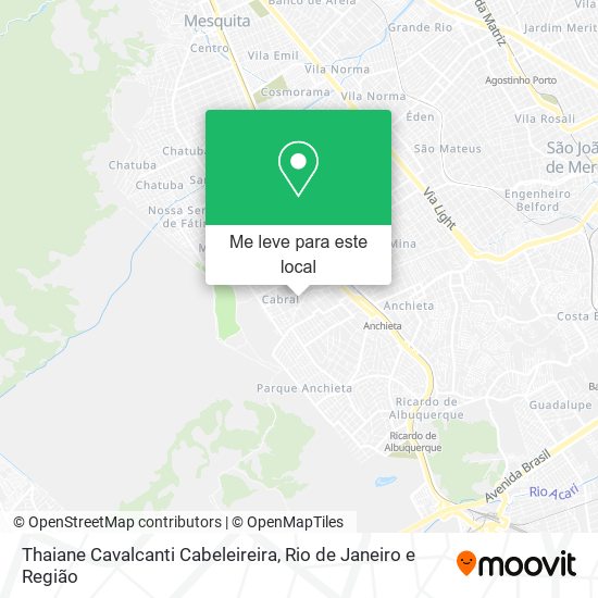 Thaiane Cavalcanti Cabeleireira mapa