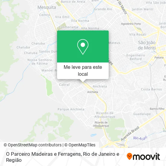 O Parceiro Madeiras e Ferragens mapa