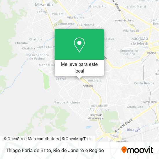 Thiago Faria de Brito mapa
