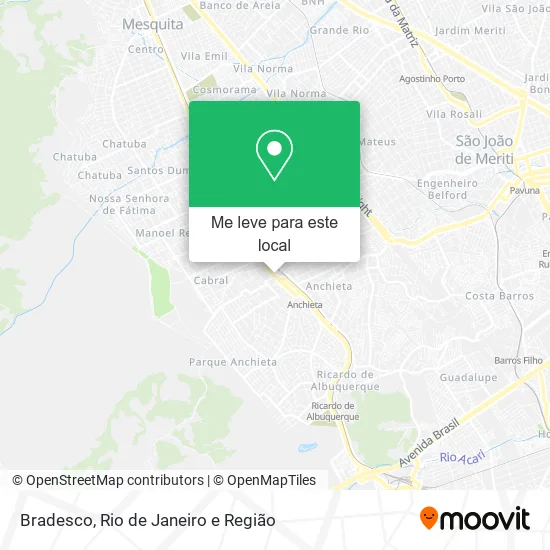Bradesco mapa