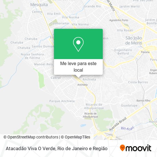 Atacadão Viva O Verde mapa