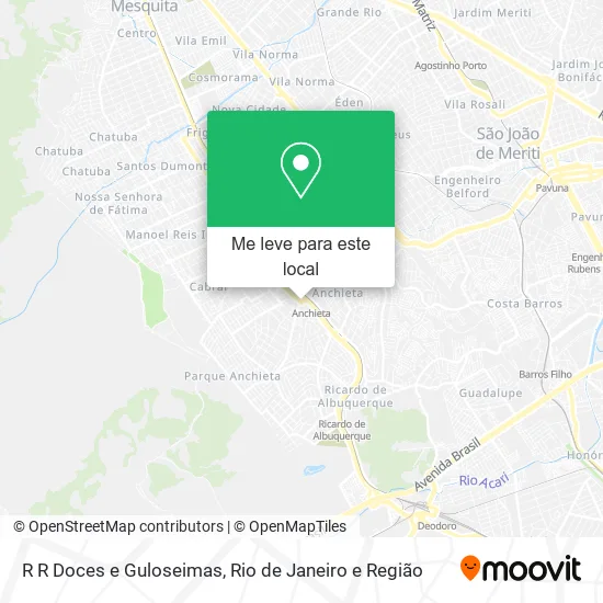 R R Doces e Guloseimas mapa