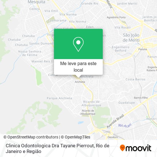 Clinica Odontologica Dra Tayane Pierrout mapa
