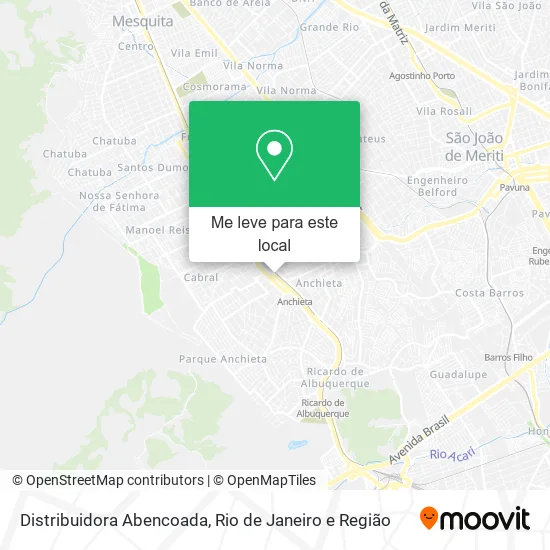 Distribuidora Abencoada mapa