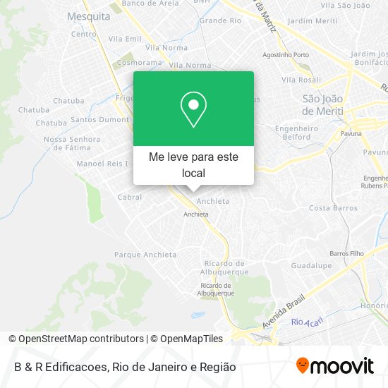 B & R Edificacoes mapa