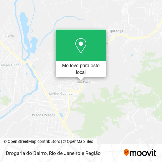 Drogaria do Bairro mapa