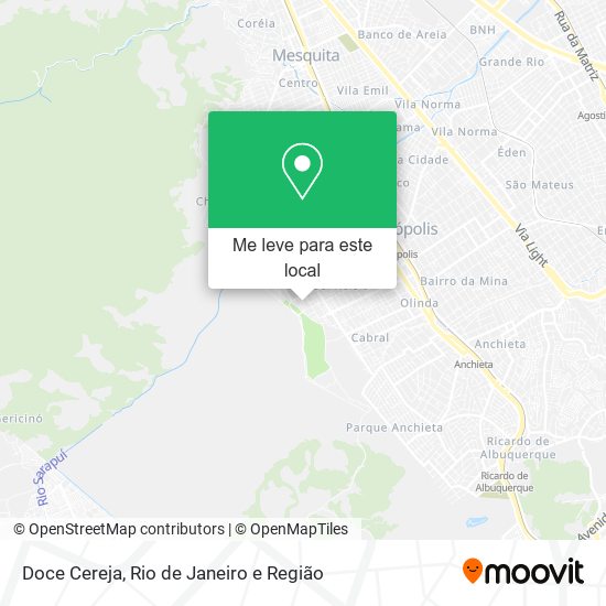 Doce Cereja mapa