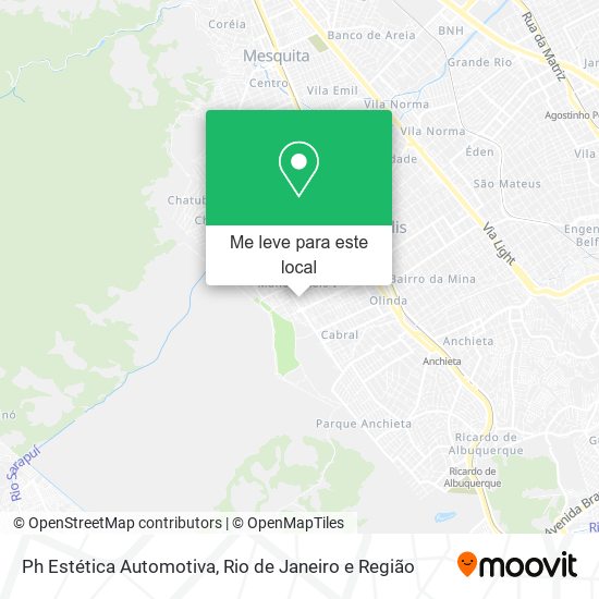 Ph Estética Automotiva mapa