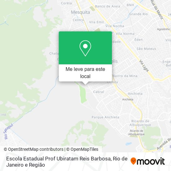 Escola Estadual Prof Ubiratam Reis Barbosa mapa