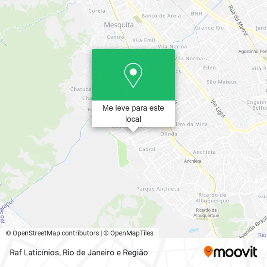 Raf Laticínios mapa