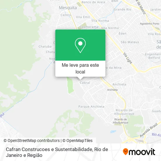 Cafran Construcoes e Sustentabilidade mapa
