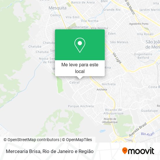 Mercearia Brisa mapa