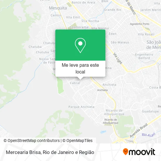 Mercearia Brisa mapa