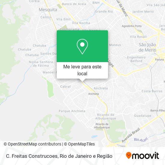C. Freitas Construcoes mapa