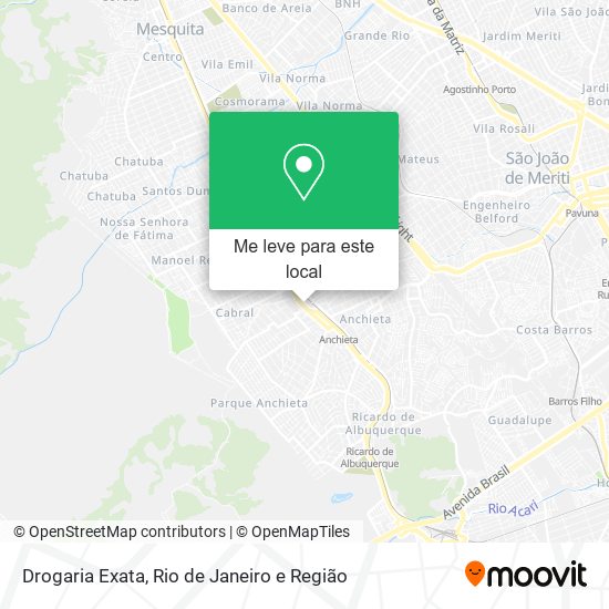 Drogaria Exata mapa