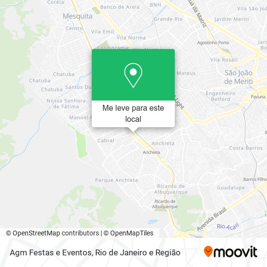Agm Festas e Eventos mapa