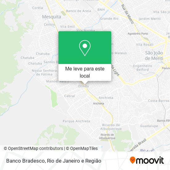 Banco Bradesco mapa