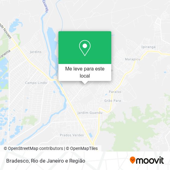 Bradesco mapa