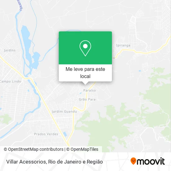 Villar Acessorios mapa