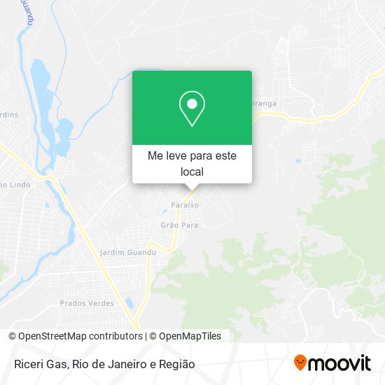 Riceri Gas mapa