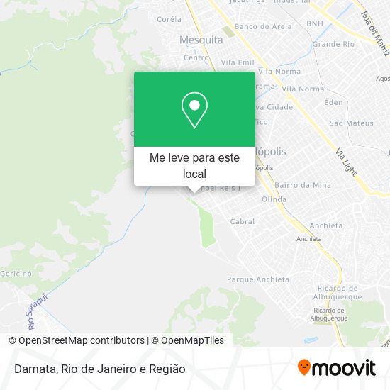 Damata mapa