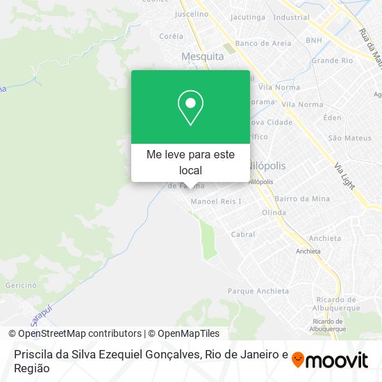 Priscila da Silva Ezequiel Gonçalves mapa