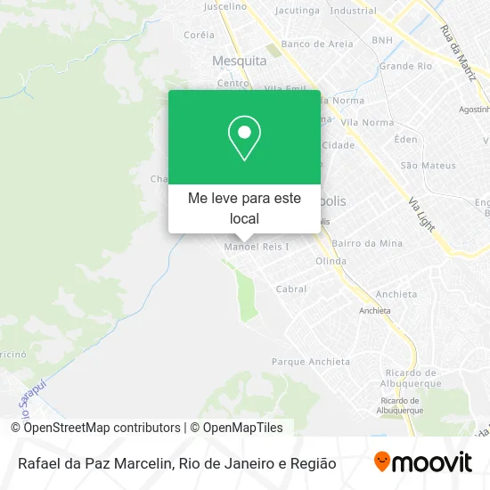 Rafael da Paz Marcelin mapa