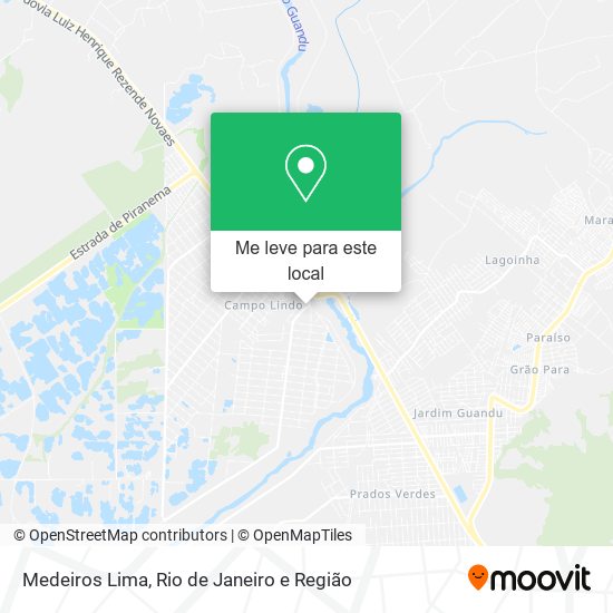 Medeiros Lima mapa