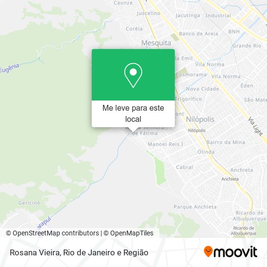 Rosana Vieira mapa